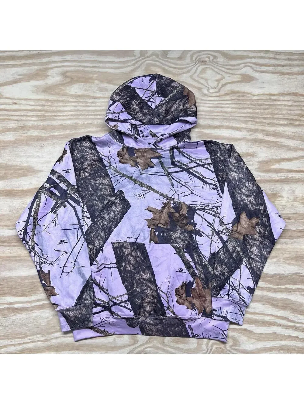 Vintage 00s Yukon Outdoor Gear Pink Mossy Oak Camo Polyester Hoodie Sz M